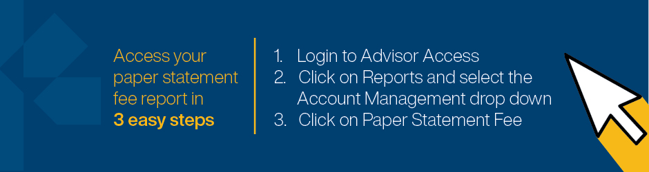 Access your paper statements in 3 easy steps